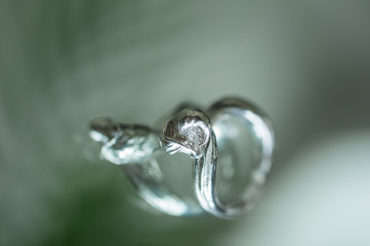 Wavy Silver Ring - Size 5.5