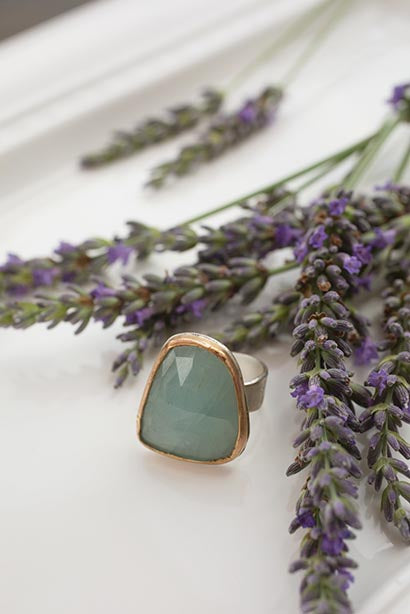 Aquamarine ring